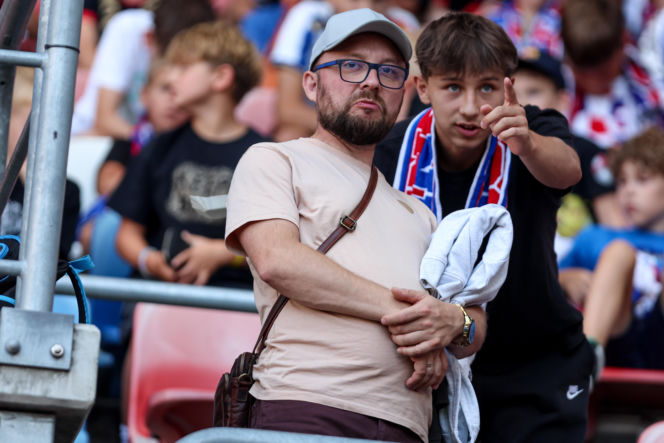 Górnik Zabrze - Ferencvaros: Zdjęcia kibiców z meczu 3. rundy eliminacji Ligi Europy