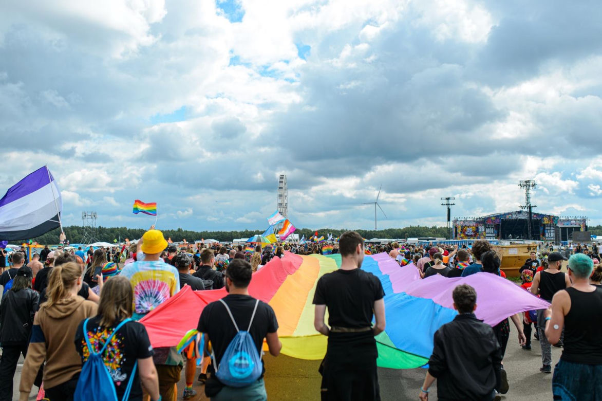 Marsz Równości na Pol’and’Rock Festival 2023