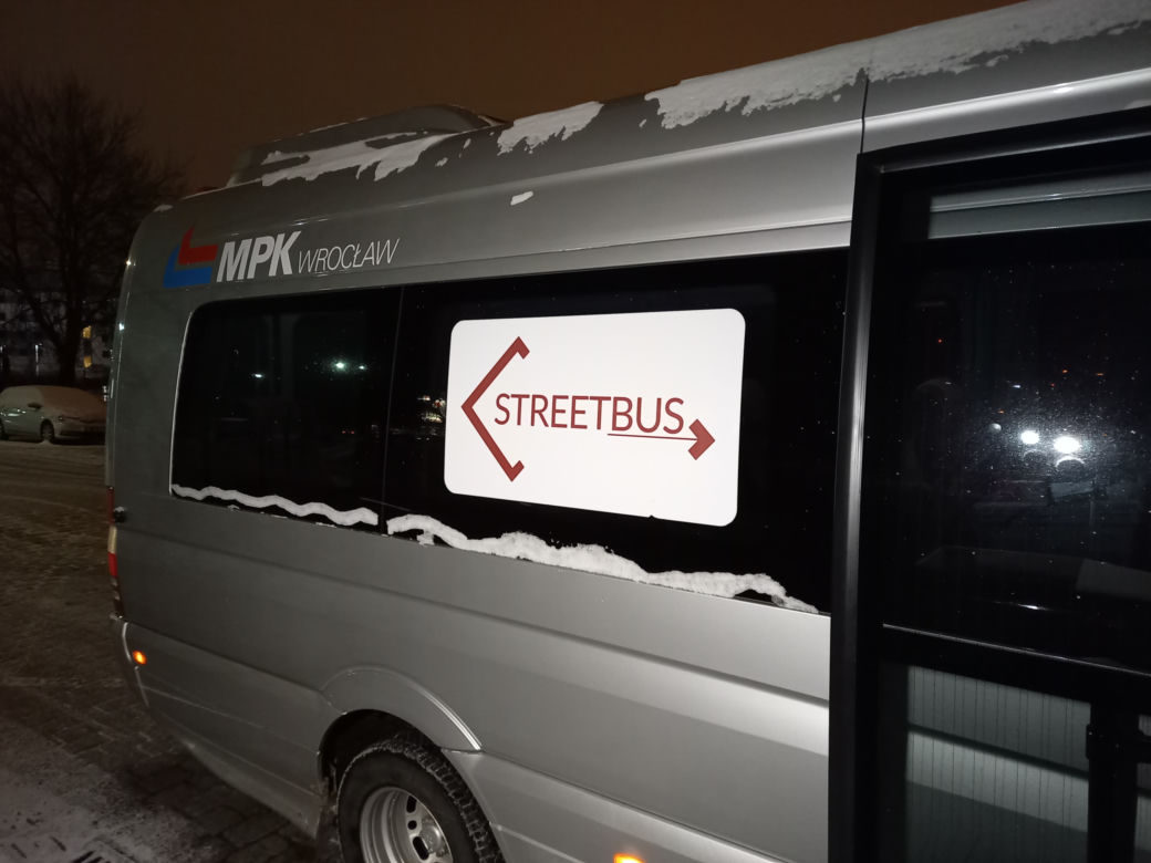 Streetbus kursuje po ulicach Wrocławia
