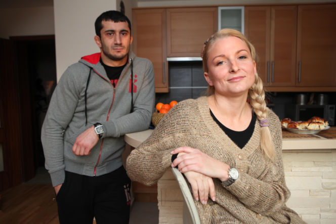 Mamed Chalidow z żoną Ewą