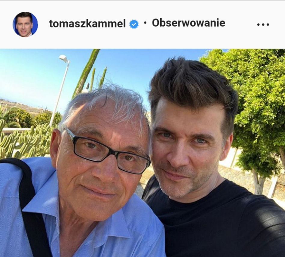 Tomasz Kammel zdążył pożegnać się z ojcem