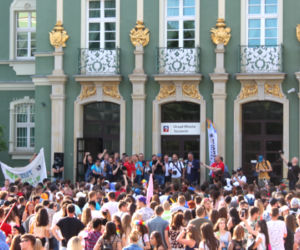 Korowód studentów przeszedł ulicami Szczecina