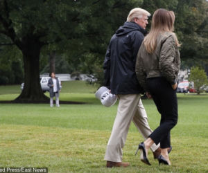 Melania Trump w szpilkach