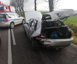 Lubelskie: Samochody jak kostki domina! GROŹNY WYPADEK. Pięć osób rannych [ZDJĘCIA]