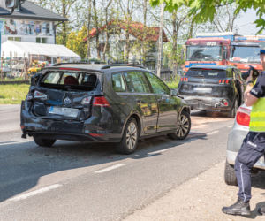 Kolizja na ulicy Lwowskiej w Tarnowie