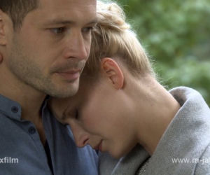 M jak miłość odc. 1041. Paulina Głowacka (Agnieszka Żulewska), Tomek (Andrzej Młynarczyk)