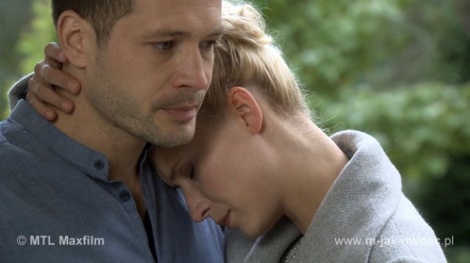 M jak miłość odc. 1041. Paulina Głowacka (Agnieszka Żulewska), Tomek (Andrzej Młynarczyk)