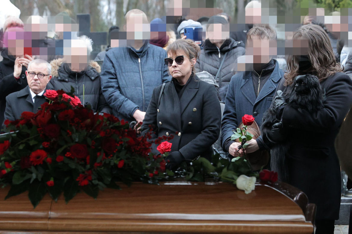 Ukochany pies Kamińskiego pożegnał go na pogrzebie