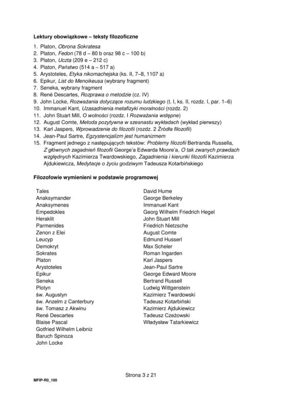Matura 2026: filozofia 8.05.2026r. Arkusze CKE, poziom podstawowy [Formuła 2023]