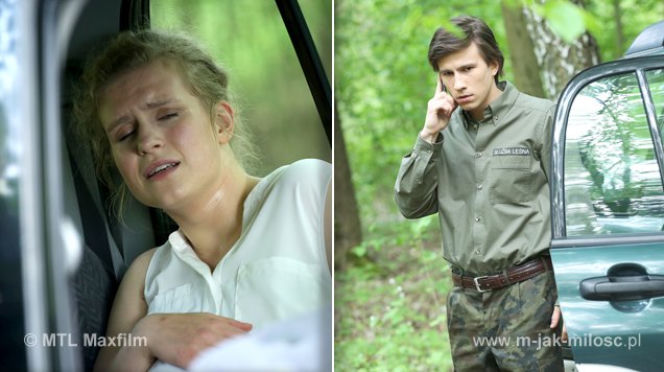 M jak miłość odc. 1162. Natalka (Marcjanna Lelek), Franek (Piotr Nerlewski)