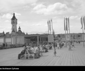 Molo w Sopocie w 1951 roku