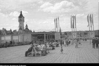 Molo w Sopocie w 1951 roku