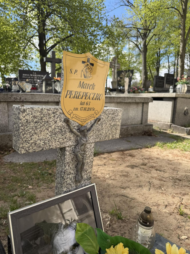 Marek Perepeczko - tak wygląda grób słynnego Janosika