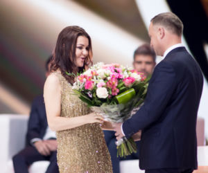 Benefis Agnieszki Radwańskiej. Radwańska i Duda.