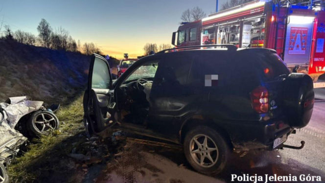 Wypadek w Jeleniej Górze