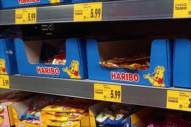 Żelki Haribo w polskich i niemieckich sklepach