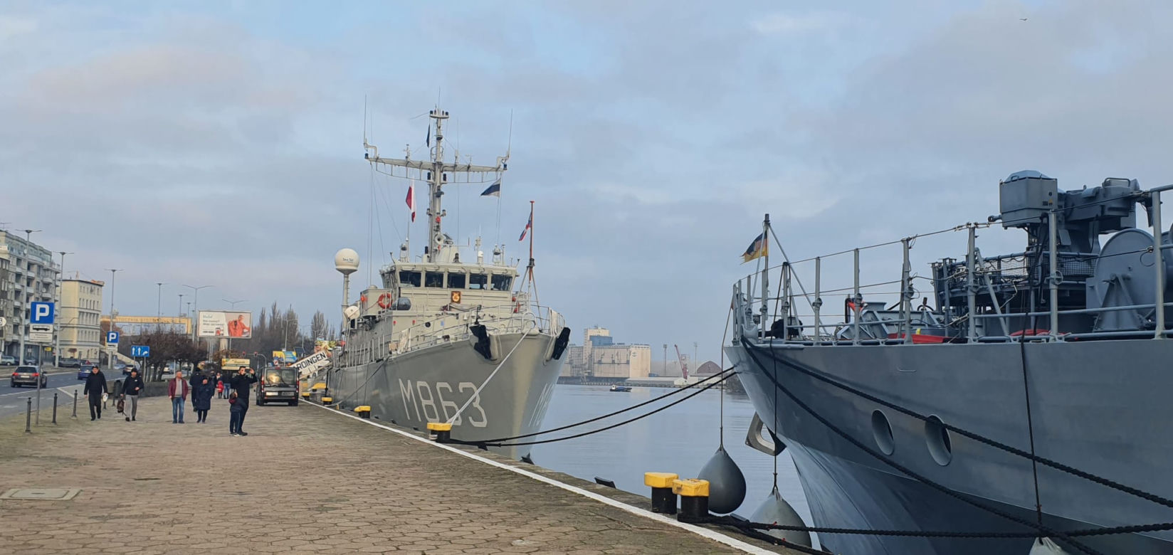 Okręty NATO zacumowały w Szczecinie