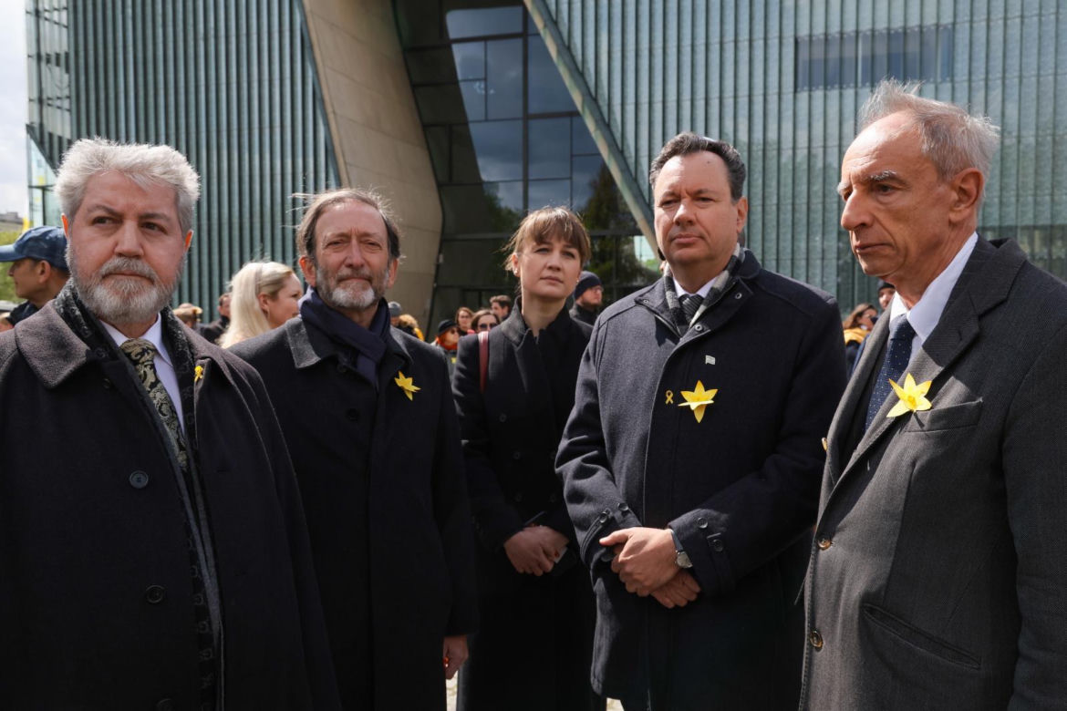 Oficjalne uroczystości z okazji 81. rocznicy wybuchu powstania w getcie warszawskim