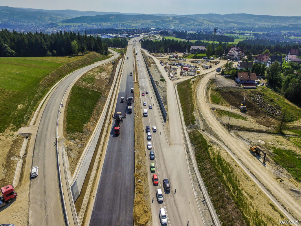Odcinek zakopianki już niemal gotowy! Imponująca górska trasa