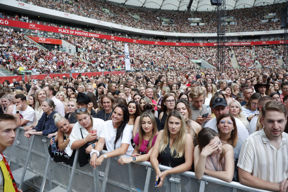 Koncert Jennifer Lopez w Warszawie (25.07.2025) - część druga. Organizatorem koncertu jest Prestige MJM