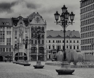 Wrocław w czasie epidemii - opustoszałe centrum miasta