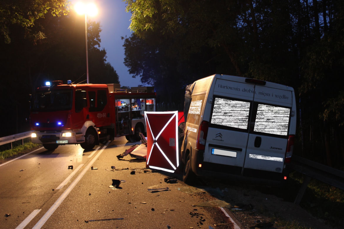Proniewicze. Tragiczny wypadek na DK 19. Zginęło dwóch kierowców