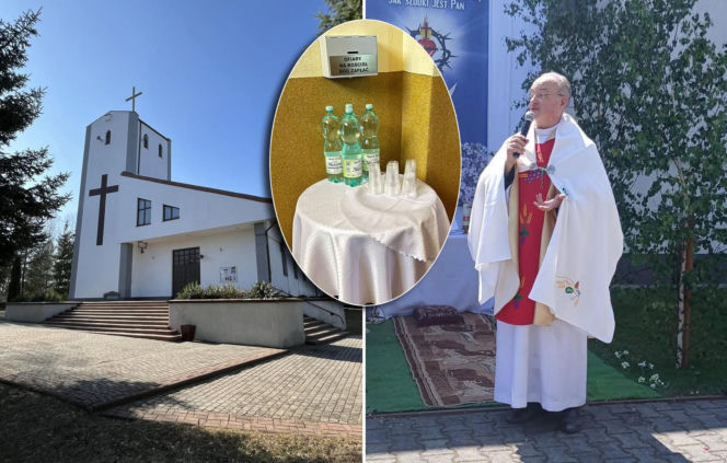 Proboszcz apeluje do wiernych, by w upały zostali w domach. „To nie jest grzech”