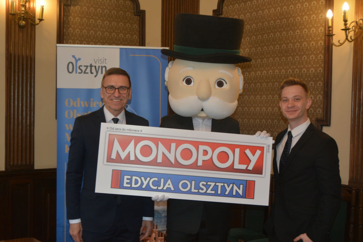 Olsztyn w kultowej grze Monopoly. Będziemy licytować lokalne atrakcje i ulubione "miejscówki"