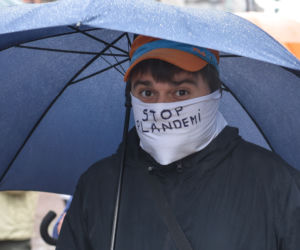 Tak wyglądał protest Zakończyć plandemię w Toruniu