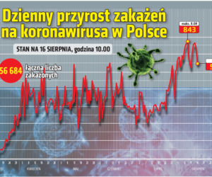 Koronawirus w Polsce. Wykresy i mapy: 16.08.2020