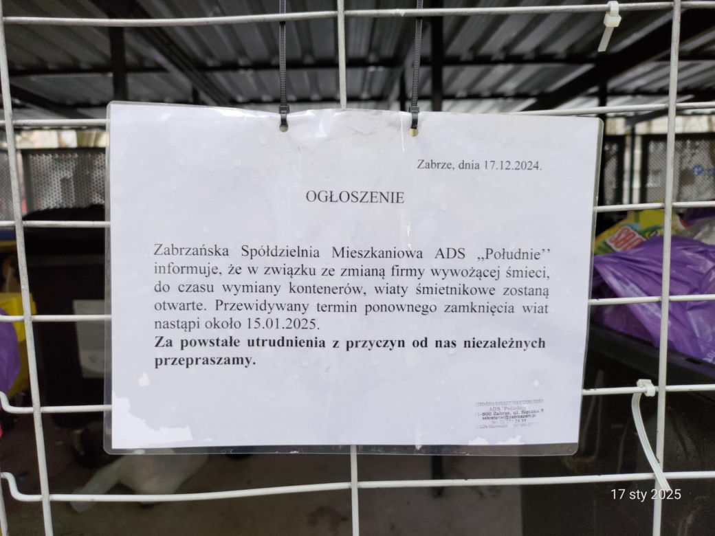 Śmieci w Zabrzu