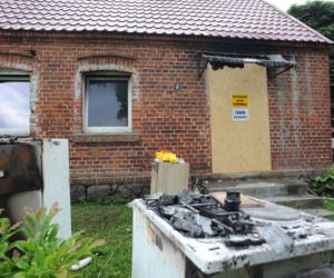 Pożar w Siwkowicach. Pani Iwona zauważyła dym. Malutki Michałek nie oddychał. Później przyjechała policja