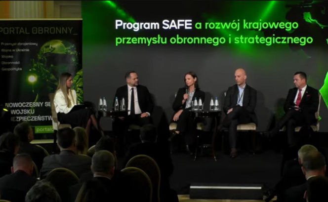 „Program SAFE a rozwój krajowego przemysłu obronnego i strategicznego” z udziałem: