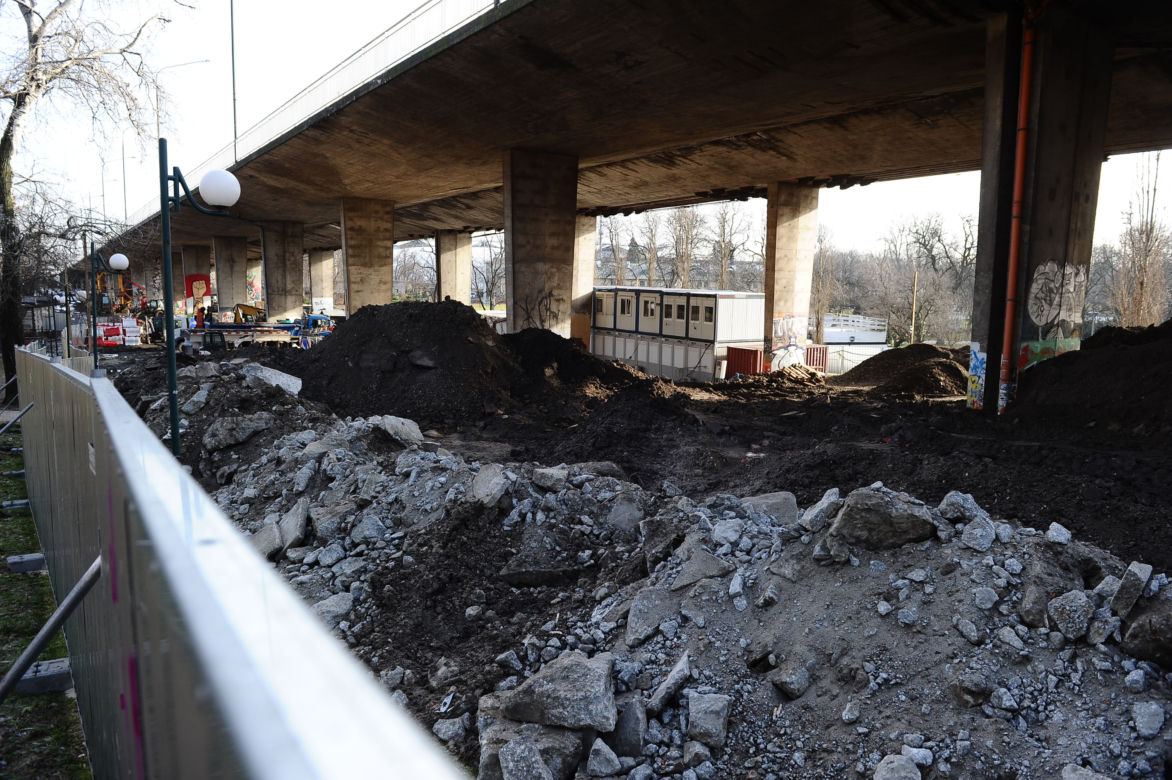 Trasa Łazienkowska zamknięta. Rozpoczął się wielki remont