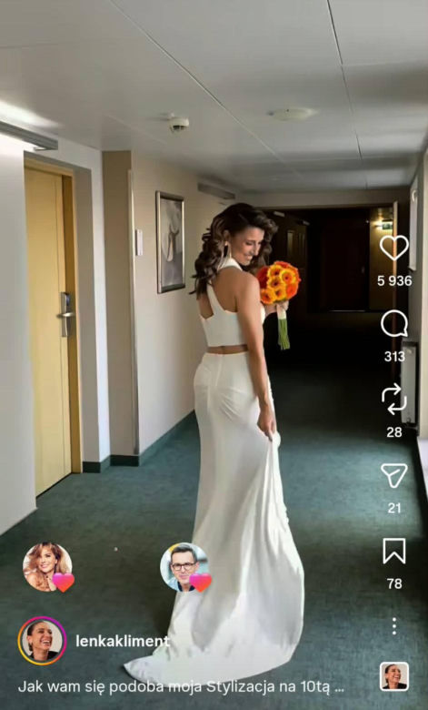 Lenka i Jan Klimentowie 10 lat po slubie