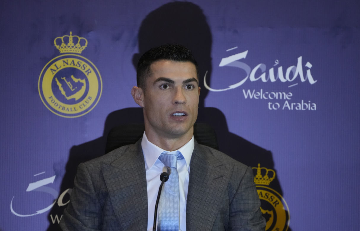 powitanie Cristiano Ronaldo w Al-Nassr