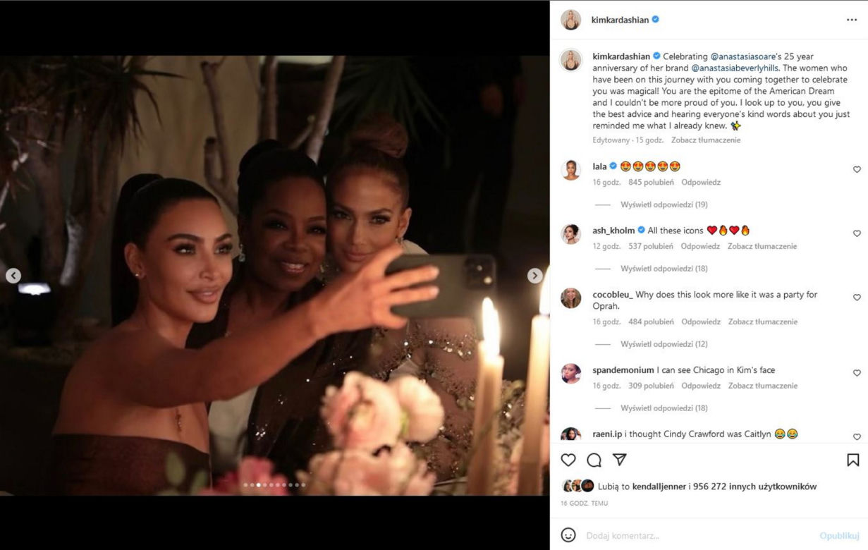 Awantura gwiazd! Kim Kardashian wycięła J.Lo ze wspólnego zdjęcia. Zazdrosna?