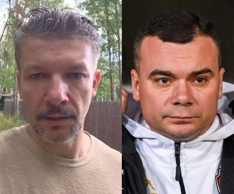 Sędzia Arkadiusz Kamil Wójcik oraz trener Adrian Siemieniec. O aferze w Ekstraklasie przeczytasz na SE Supersport.