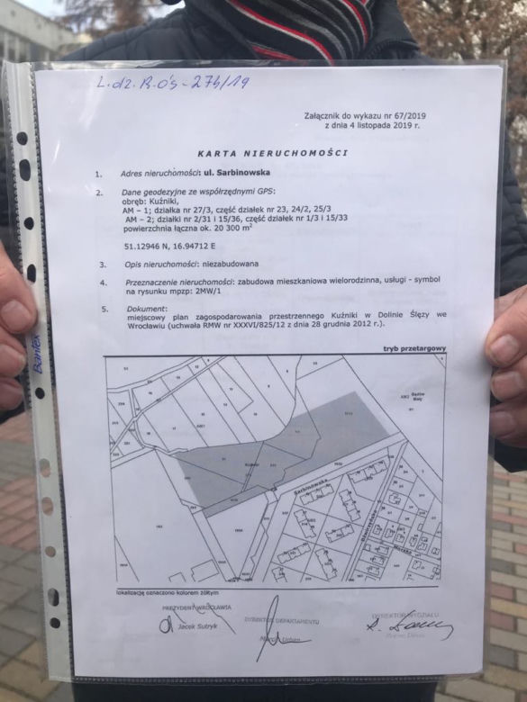 Mieszkańcy Kuźnik nie chcą dopuścić do zabetonowania ich osiedli