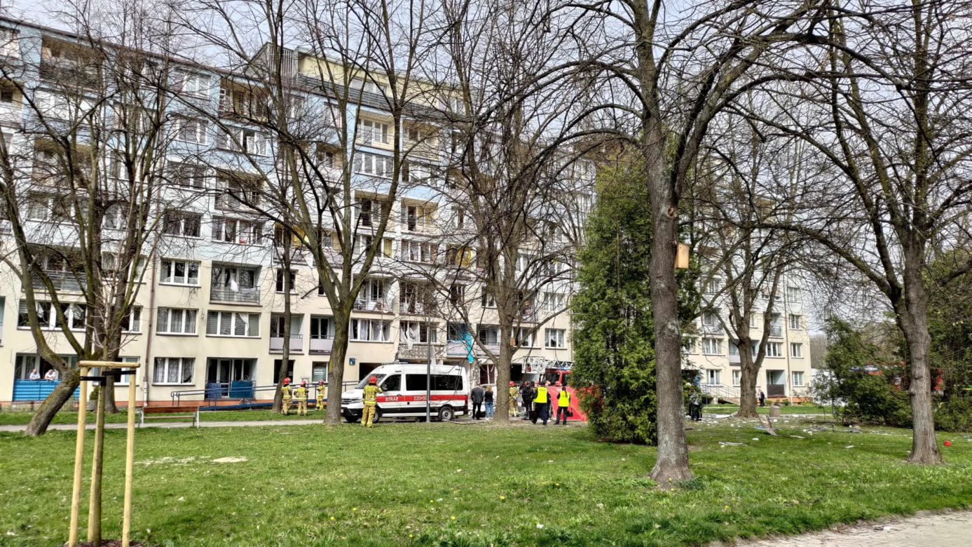 Wybuch gazu w Tychach. Kilkunastu poszkodowanych