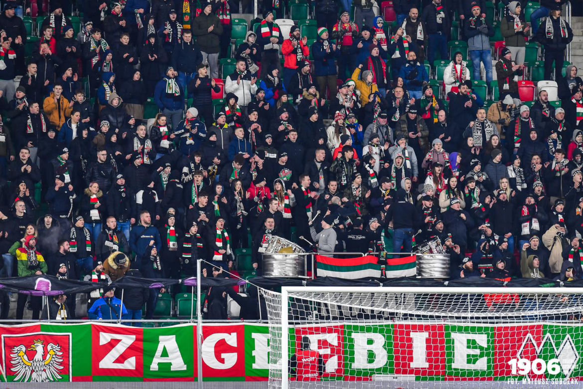 Kibice na meczu Zagłębie Sosnowiec - GKS Katowice