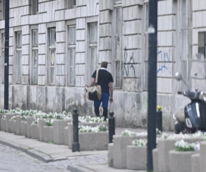 Paweł Deląg robi formę przed porodem