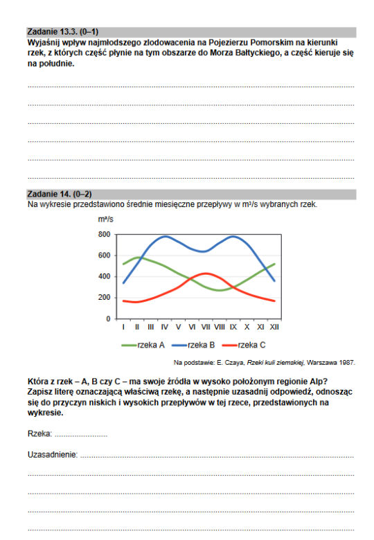 Matura rozszerzona 2022 geografia