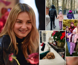 Małgosia Socha pokazała rodzinę! Wszystkie dzieci i mąż na jednym zdjęciu, a ludzie komentują chustkę na głowie. „Jak u Olejnik”