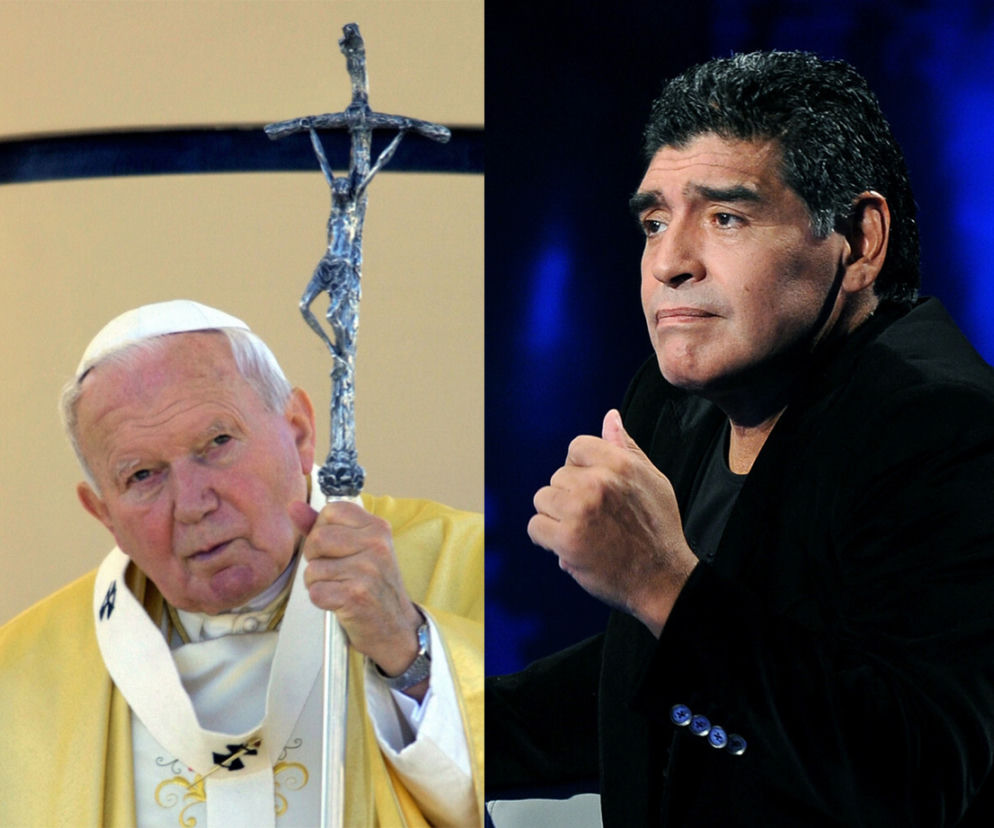 Diego Maradona/Jan Paweł II