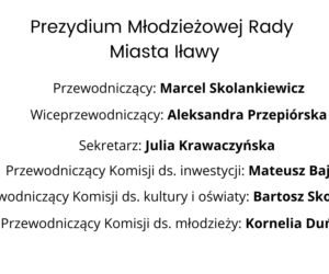 Nowy skład Młodzieżowej Rady Miasta Iławy