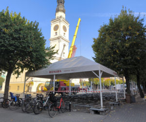 Rynek w Lesznie przed remontem