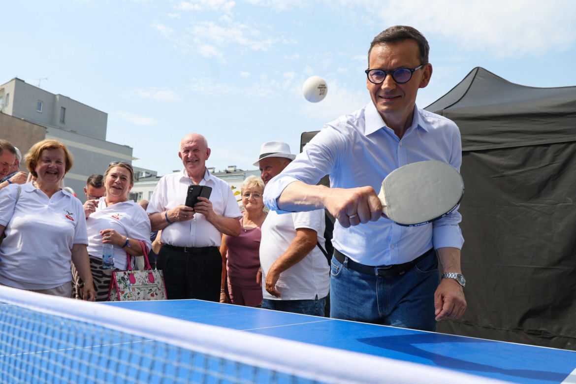 Tak grillował Morawiecki