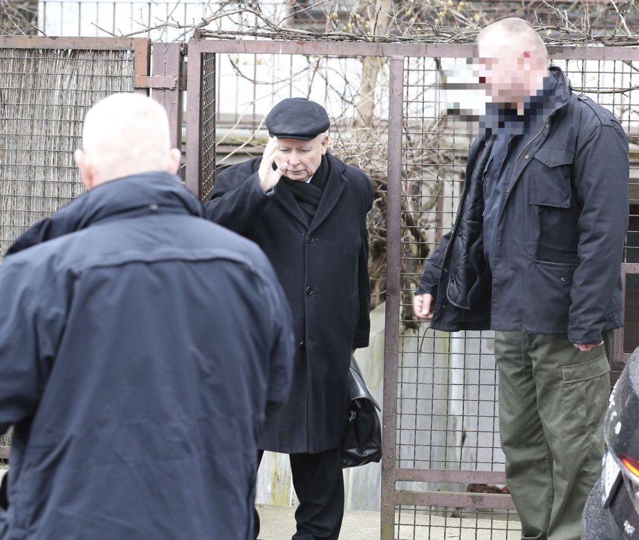 Jarosław Kaczyński w Niedzielę Palmową