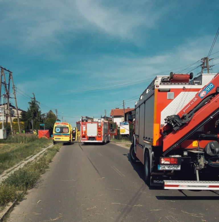 TRagiczny wypadek w Łazach